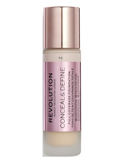 Revolution Conceal & Define Foundation F2 Peitevoide Meikki Makeup Revolution