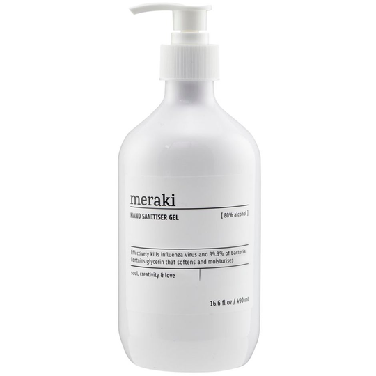 Hand Sanitiser Gel, 490 ml Meraki Käsisaippua