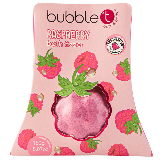 Fruitea Raspberry Bath Fizzer, 150 g BubbleT Kylpyvaahto & Kylpysuola