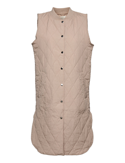 Callasiw Quilted Vest Vests Padded Vests Beige InWear