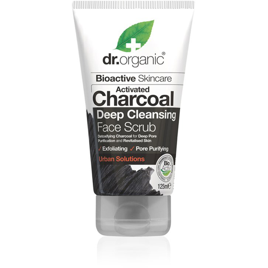 Dr. Organic Activated Carbon Facial Scrub 125 ml