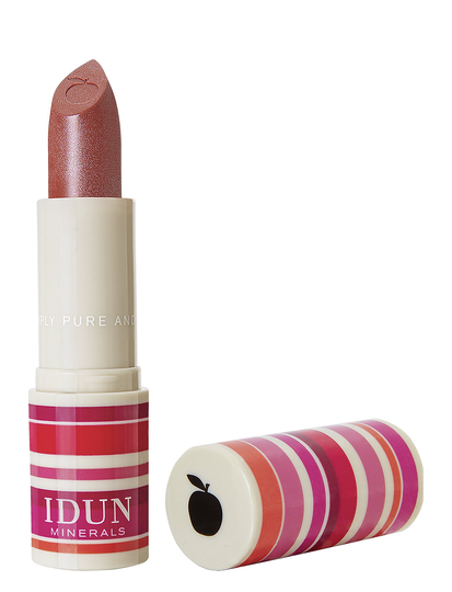 Creme Lipstick Stina Huulipuna Meikki Ruskea IDUN Minerals