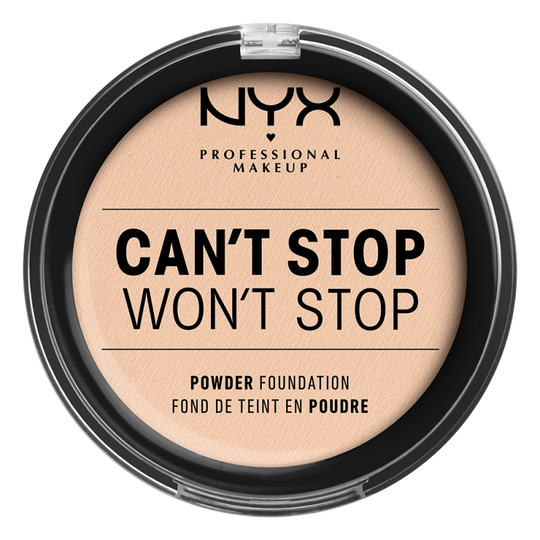 NYX Professional Makeup Cant Stop Wont Stop Powder Foundation 04 Light Ivory