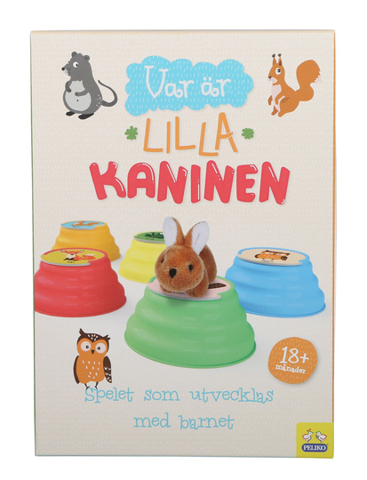 Var Är Lilla Kaninen Toys Puzzles And Games Games Active Games Monivärinen/Kuvioitu Peliko