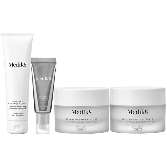 Skin Care Routine With Retinal, Medik8 Ihonhoitopakkaukset
