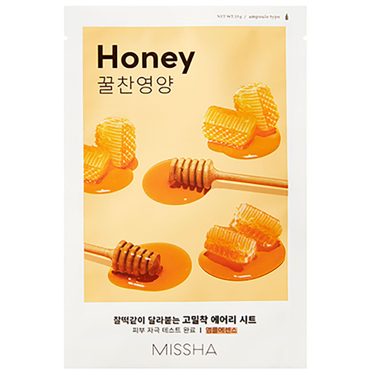 Airy Fit Sheet Mask (Honey), 19 g MISSHA Vaihe 7: Kangasnaamio