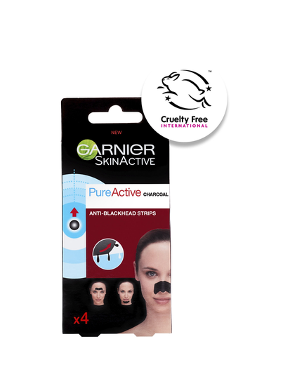 Pure Active Charcoal Nose Strip Beauty WOMEN Skin Care Face Face Masks Peeling Mask Nude Garnier