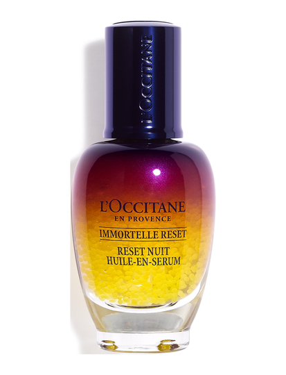 Immortelle Overnight Reset Oil-In-Serum 30Ml Seerumi Ihonhoito Nude L'Occitane