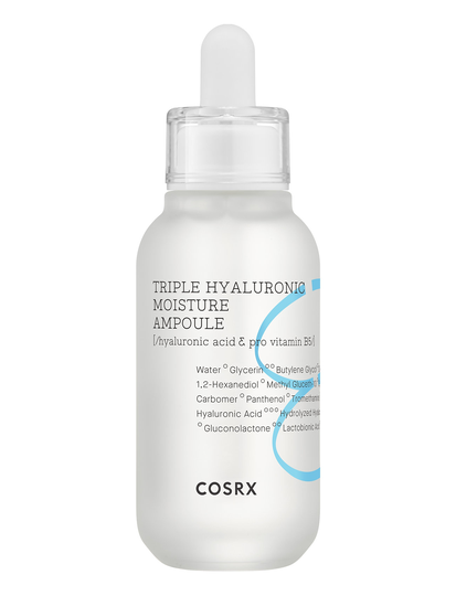 Hydrium Triple Hyaluronic Moisture Ampoule Seerumi Ihonhoito Nude COSRX