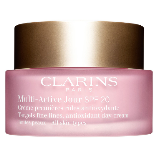 Multi-Active Jour SPF 20 for All Skin Types, 50 ml Clarins Päivävoiteet