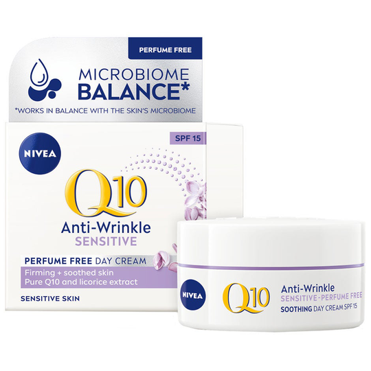 Q10 Plus Power Anti-Wrinkle Sensitive Day, 50 ml Nivea Kasvovoiteet