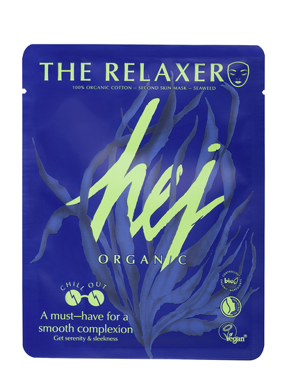 The Relaxer Second Skin Mask Beauty WOMEN Skin Care Face Face Masks Sheet Mask Nude Hej Organic