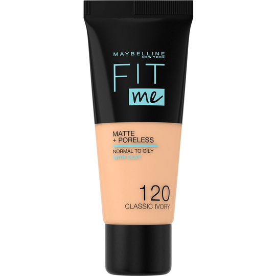 Maybelline New York Fit Me Matte + Poreless 120 Classic Ivory
