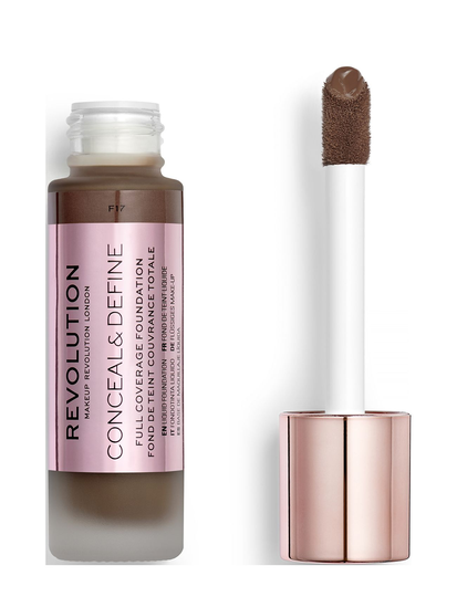 Revolution Conceal & Define Foundation F17 Peitevoide Meikki Ruskea Makeup Revolution