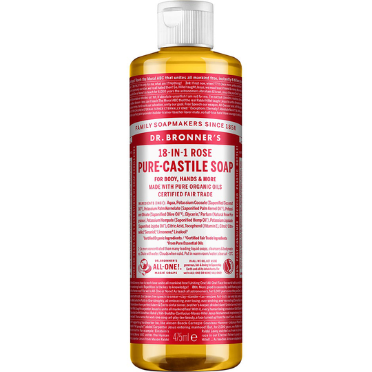 Magic Soaps Rose, 475 ml Dr. Bronner's Suihku- ja kylpytuotteet