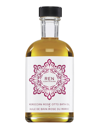 Moroccan Rose Otto Bath Oil Kasvoöljy Hiusöljy Nude REN