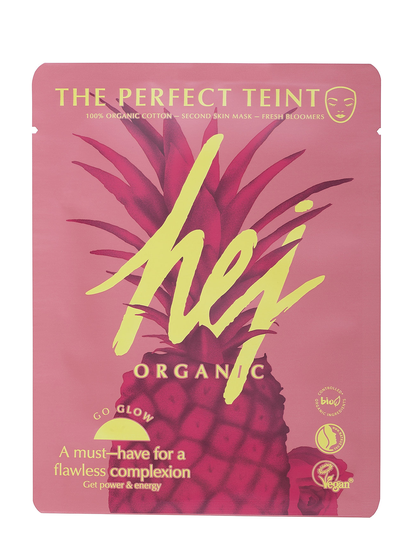 The Perfect Teint Second Skin Mask Beauty WOMEN Skin Care Face Face Masks Sheet Mask Nude Hej Organic