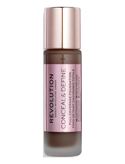 Revolution Conceal & Define Foundation F18 Peitevoide Meikki Makeup Revolution