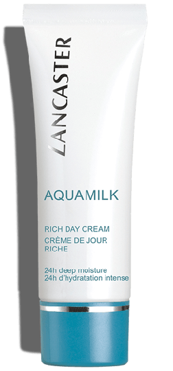 Lancaster Aquamilk Rich päivävoide 50ml Kuiva iho