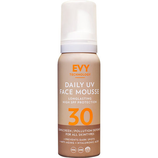 EVY Daily Face Mousse SPF30, 75 ml EVY Technology Aurinkosuoja vartalo