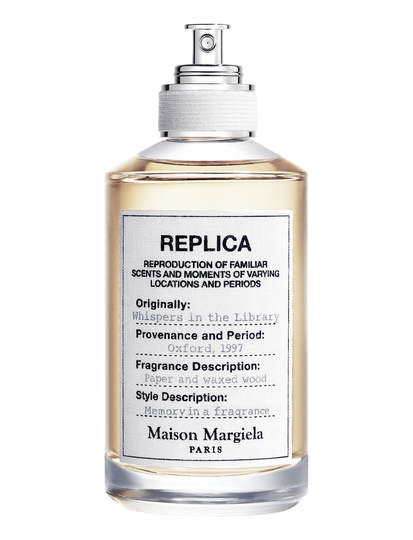 Replica Whispers In The Library Eau De Toilette Hajuvesi Eau De Toilette Nude Maison Margiela