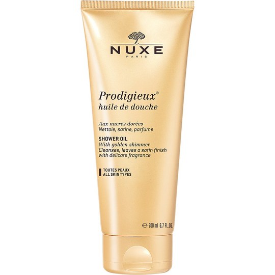 NUXE Prodigieux Shower Oil with Golden Shimmer, 200 ml Nuxe Suihku- ja kylpytuotteet