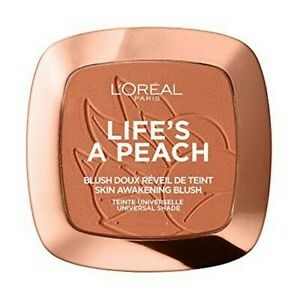 L' Oreal Paris Life' A Peach Powder 01 Peach Addict - persikkainen puuteri