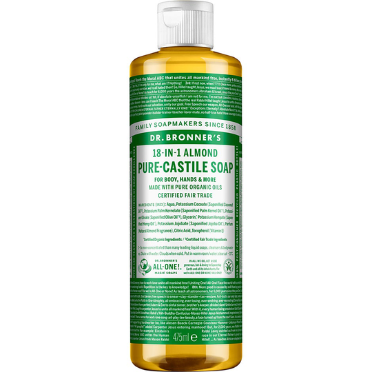 Magic Soaps Almond, 475 ml Dr. Bronner's Suihku- ja kylpytuotteet
