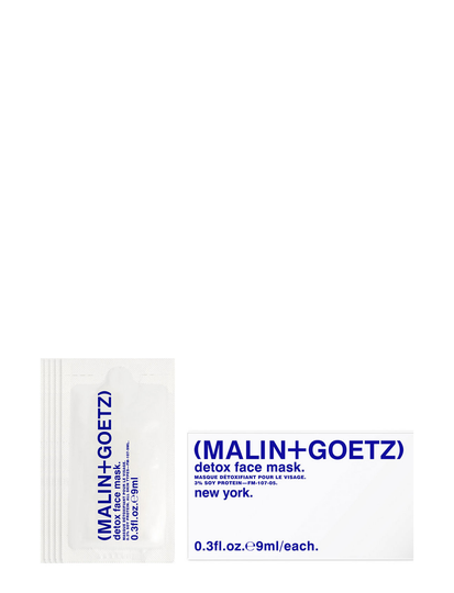 Detox Face Mask Travel Sachets X5 Set Kasvonaamio Ihonhoito Nude Malin+Goetz