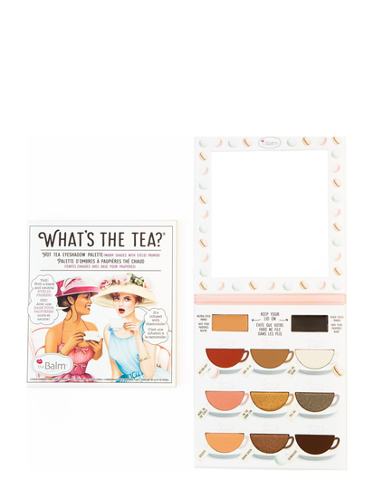 What's The Tea? Hot Tea Eyeshadow Palette Beauty WOMEN Makeup Eyes Eyeshadow Palettes The Balm