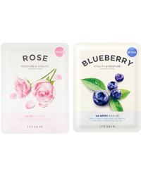 The Fresh Mask Sheet Rose 20g + Blueberry 21g