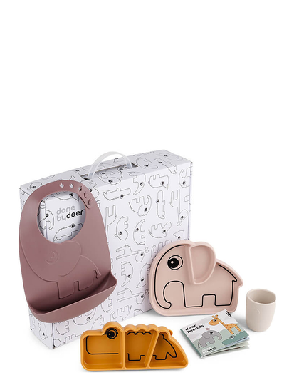 Stick&Stay Goodie Box Home Meal Time Dinner Sets Monivärinen/Kuvioitu D By Deer