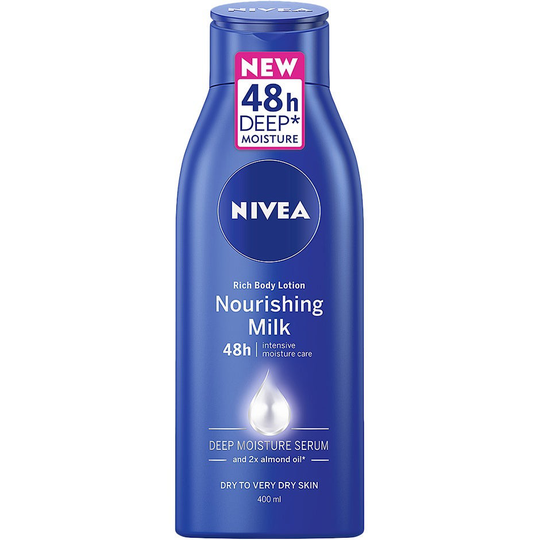 Body Milk Rich Nourishing 48h 400 ml, 400 ml Nivea Vartalon kosteutus