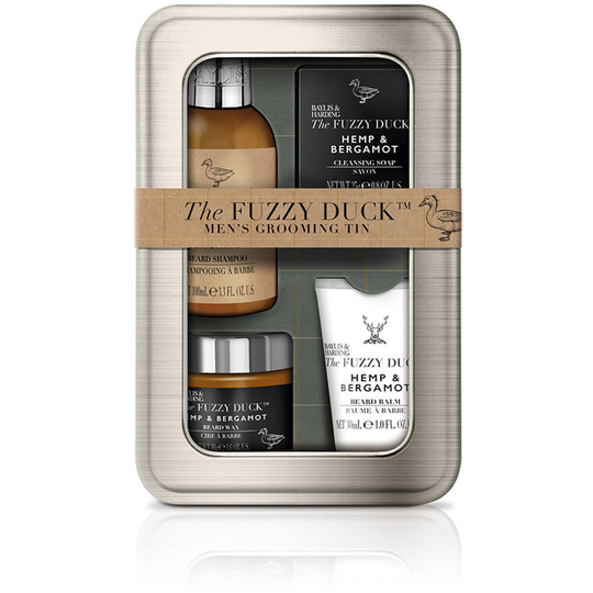The Fuzzy Duck Men's Hemp & Bergamot, 205 ml Baylis & Harding Parta & Viikset