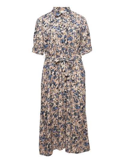 Kcbetty Dress Polvipituinen Mekko Monivärinen/Kuvioitu Kaffe Curve
