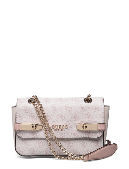 Zadie Logo Cnvrtble Xbdy Flap Bags Crossbody Bags Vaaleanpunainen GUESS