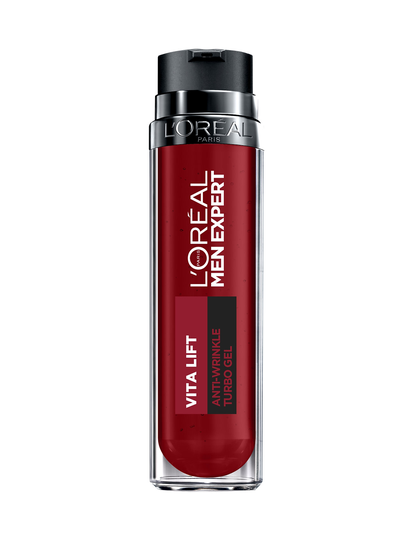 Men Expert Vita Lift Anti-Wrinkle Turbo Gel Kosteusvoide Kasvovoide Ihonhoito Nude L'Oréal Paris