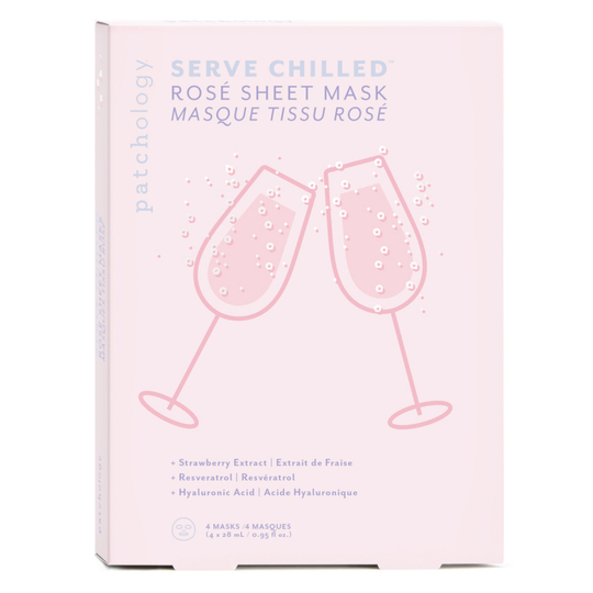 Patchology Serve Chilled Rosé sheet mask (4pcs)
