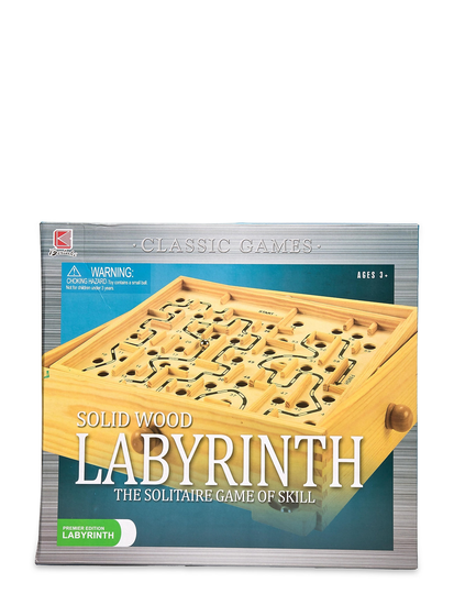 Labyrintspel Trä 35X31 Cm Toys Puzzles And Games Games Active Games Monivärinen/Kuvioitu Suntoy