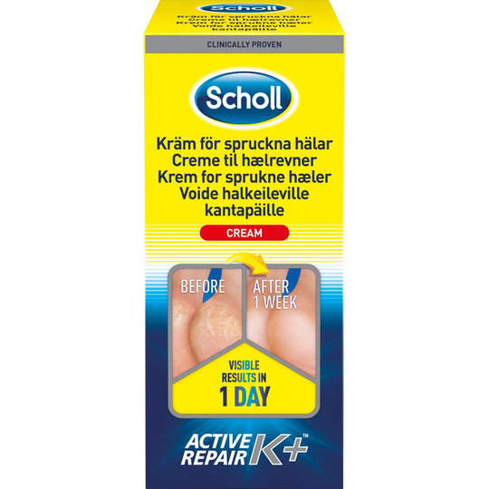Cracked Heel Repair Balm Active Repair K+ 120ml, 120 ml Scholl Jalkavoiteet
