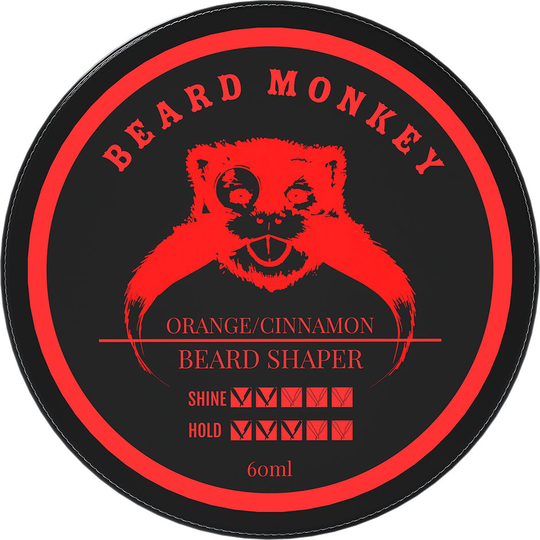 Orange & Cinnamon Beard Shaper, 60 ml Beard Monkey Parta & Viikset