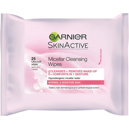 Skin Active Micellar Cleansing Wipes, 200 ml Garnier Misellivesi