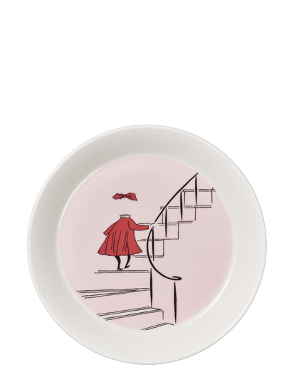 Moomin Plate Ø19Cm Ninny Powder Home Tableware Plates Small Plates Vaaleanpunainen Arabia