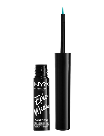 Epic Wear Metallic Liquid Liner Eyeliner Rajauskynä Meikki Sininen NYX PROFESSIONAL MAKEUP