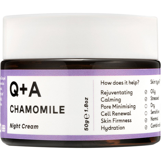 Chamomile Night Cream, 50 g Q+A Yövoiteet