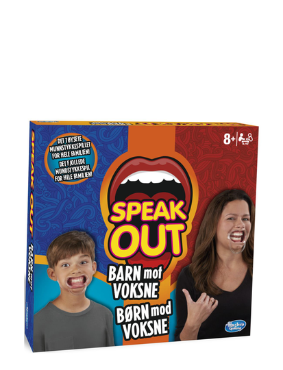 Speak Out Kids Vs Parents Toys Puzzles And Games Games Active Games Monivärinen/Kuvioitu Hasbro Gaming