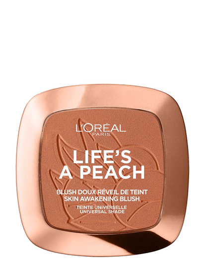 Woke Up Like This Life's A Peach Skin Awakening Blush Bronzer Aurinkopuuteri Vaaleanpunainen L'Oréal Paris
