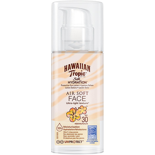 Hawaiian Tropic Silk Hydration Face Sun Lotion SPF30, 50 ml Hawaiian Tropic Aurinkosuoja kasvot
