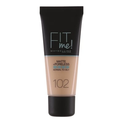 Maybelline Fit Me Matte & Poreless nro.102 30ml Fondation