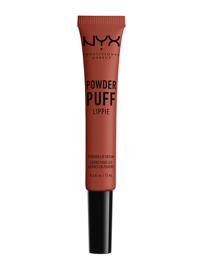 Powder Puff Lippie Powder Lip Cream Huulipuna Meikki Ruskea NYX PROFESSIONAL MAKEUP